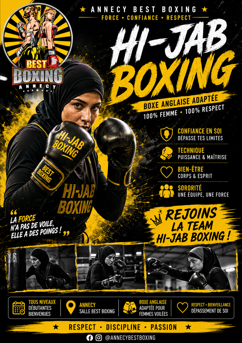 NOUVEAU !  HI-JAB BOXING (coach Girls)