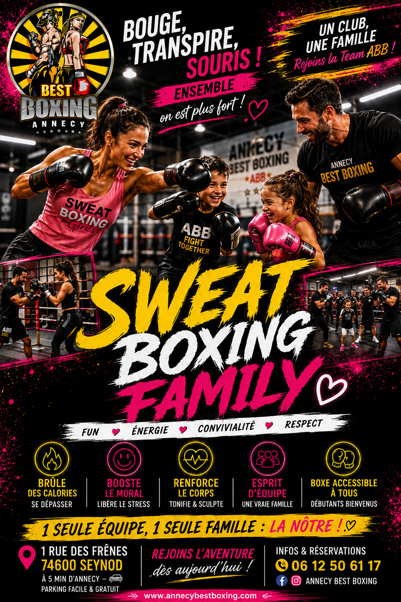 NOUVEAU ,sweat boxing familly !