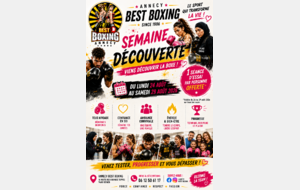 1 séance d'essai semaine découverte