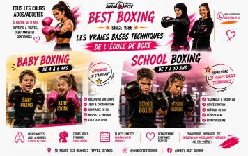 NOUVEAU ! Baby Boxing de 3 à 6 ans / School Boxing de 7 à 10 ans