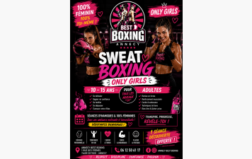 SWEAT BOXING GIRLS 10 ans+Adultes